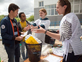 Томских студентов научили принципам раздельного сбора отходов