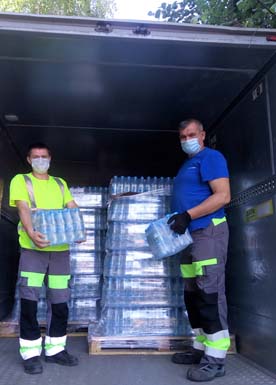 «Воронежский пивзавод» передал более 20 000 бутылок воды областным домам-интернатам